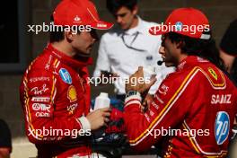 1st place Charles Leclerc (MON) Ferrari SF-24 and 2nd place Carlos Sainz Jr (ESP) Ferrari SF-24. 20.10.2024. Formula 1 World Championship, Rd 19, United States Grand Prix, Austin, Texas, USA, Race Day.