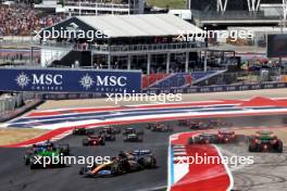 Esteban Ocon (FRA) Alpine F1 Team A524 spins at the start of the race. 20.10.2024. Formula 1 World Championship, Rd 19, United States Grand Prix, Austin, Texas, USA, Race Day.