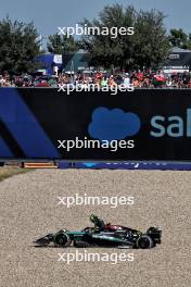 Lewis Hamilton (GBR) Mercedes AMG F1 W15 retired from the race. 20.10.2024. Formula 1 World Championship, Rd 19, United States Grand Prix, Austin, Texas, USA, Race Day.