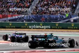 Fernando Alonso (ESP) Aston Martin F1 Team AMR24. 20.10.2024. Formula 1 World Championship, Rd 19, United States Grand Prix, Austin, Texas, USA, Race Day.