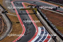 Charles Leclerc (MON) Ferrari SF-24 leads at the start of the race. 20.10.2024. Formula 1 World Championship, Rd 19, United States Grand Prix, Austin, Texas, USA, Race Day.