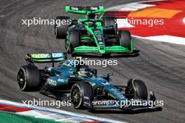 Fernando Alonso (ESP) Aston Martin F1 Team AMR24. 20.10.2024. Formula 1 World Championship, Rd 19, United States Grand Prix, Austin, Texas, USA, Race Day.