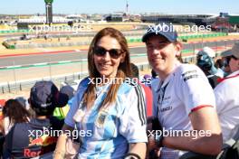 Circuit atmosphere - Franco Colapinto (ARG) Williams Racing fans in the grandstand. 20.10.2024. Formula 1 World Championship, Rd 19, United States Grand Prix, Austin, Texas, USA, Race Day.