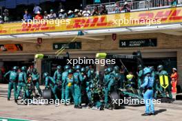 Fernando Alonso (ESP) Aston Martin F1 Team AMR24 mpai. 20.10.2024. Formula 1 World Championship, Rd 19, United States Grand Prix, Austin, Texas, USA, Race Day.