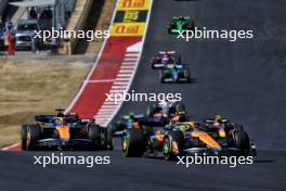 Lando Norris (GBR) McLaren MCL38. 20.10.2024. Formula 1 World Championship, Rd 19, United States Grand Prix, Austin, Texas, USA, Race Day.