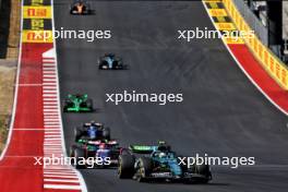 Fernando Alonso (ESP) Aston Martin F1 Team AMR24. 20.10.2024. Formula 1 World Championship, Rd 19, United States Grand Prix, Austin, Texas, USA, Race Day.