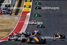 Oscar Piastri (AUS) McLaren MCL38. 20.10.2024. Formula 1 World Championship, Rd 19, United States Grand Prix, Austin, Texas, USA, Race Day.