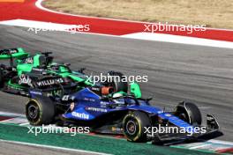 Alexander Albon (THA) Williams Racing FW46 and Valtteri Bottas (FIN) Sauber C44 battle for position. 20.10.2024. Formula 1 World Championship, Rd 19, United States Grand Prix, Austin, Texas, USA, Race Day.