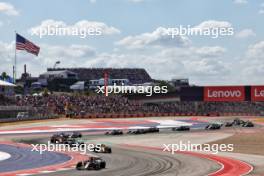 Max Verstappen (NLD) Red Bull Racing RB20 leads at the start of Sprint. 19.10.2024. Formula 1 World Championship, Rd 19, United States Grand Prix, Austin, Texas, USA, Sprint and Qualifying Day.