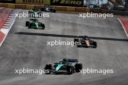 Fernando Alonso (ESP) Aston Martin F1 Team AMR24. 19.10.2024. Formula 1 World Championship, Rd 19, United States Grand Prix, Austin, Texas, USA, Sprint and Qualifying Day.