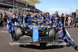 Franco Colapinto (ARG) Williams Racing FW46 on the grid. 19.10.2024. Formula 1 World Championship, Rd 19, United States Grand Prix, Austin, Texas, USA, Sprint and Qualifying Day.