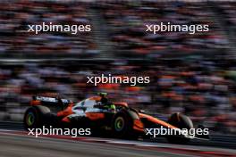 Lando Norris (GBR) McLaren MCL38. 19.10.2024. Formula 1 World Championship, Rd 19, United States Grand Prix, Austin, Texas, USA, Sprint and Qualifying Day.