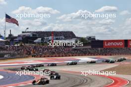 Lando Norris (GBR) McLaren MCL38 at the start of Sprint. 19.10.2024. Formula 1 World Championship, Rd 19, United States Grand Prix, Austin, Texas, USA, Sprint and Qualifying Day.