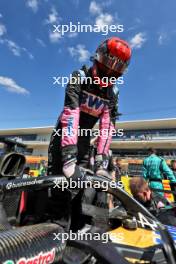 Esteban Ocon (FRA) Alpine F1 Team A524 on the grid. 19.10.2024. Formula 1 World Championship, Rd 19, United States Grand Prix, Austin, Texas, USA, Sprint and Qualifying Day.