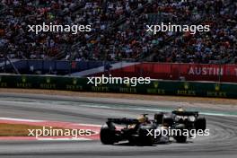 Pierre Gasly (FRA) Alpine F1 Team A524 leads team mate Esteban Ocon (FRA) Alpine F1 Team A524. 19.10.2024. Formula 1 World Championship, Rd 19, United States Grand Prix, Austin, Texas, USA, Sprint and Qualifying Day.