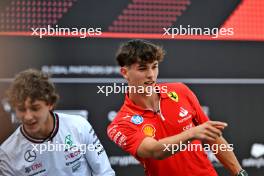 Oliver Bearman (GBR) Ferrari Reserve Driver and Andrea Kimi Antonelli (ITA) Mercedes AMG F1 Junior Driver. 19.10.2024. Formula 1 World Championship, Rd 19, United States Grand Prix, Austin, Texas, USA, Sprint and Qualifying Day.