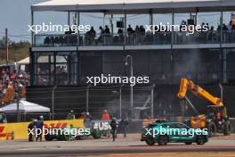 Valtteri Bottas (FIN) Sauber C44 stopped on the circuit at the end of Sprint. 19.10.2024. Formula 1 World Championship, Rd 19, United States Grand Prix, Austin, Texas, USA, Sprint and Qualifying Day.