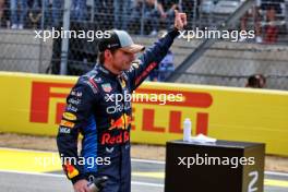 Sprint winner Max Verstappen (NLD) Red Bull Racing celebrates in parc ferme. 19.10.2024. Formula 1 World Championship, Rd 19, United States Grand Prix, Austin, Texas, USA, Sprint and Qualifying Day.