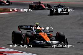 Lando Norris (GBR) McLaren MCL38. 19.10.2024. Formula 1 World Championship, Rd 19, United States Grand Prix, Austin, Texas, USA, Sprint and Qualifying Day.