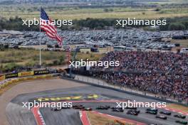 Max Verstappen (NLD) Red Bull Racing RB20 leads at the start of Sprint. 19.10.2024. Formula 1 World Championship, Rd 19, United States Grand Prix, Austin, Texas, USA, Sprint and Qualifying Day.