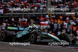 Fernando Alonso (ESP) Aston Martin F1 Team AMR24. 19.10.2024. Formula 1 World Championship, Rd 19, United States Grand Prix, Austin, Texas, USA, Sprint and Qualifying Day.