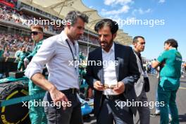 Mohammed Bin Sulayem (UAE) FIA President (Right) on the grid. 19.10.2024. Formula 1 World Championship, Rd 19, United States Grand Prix, Austin, Texas, USA, Sprint and Qualifying Day.