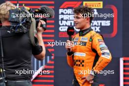 Third placed Lando Norris (GBR) McLaren in Sprint parc ferme. 19.10.2024. Formula 1 World Championship, Rd 19, United States Grand Prix, Austin, Texas, USA, Sprint and Qualifying Day.