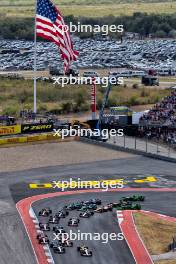 Max Verstappen (NLD) Red Bull Racing RB20 leads at the start of Sprint. 19.10.2024. Formula 1 World Championship, Rd 19, United States Grand Prix, Austin, Texas, USA, Sprint and Qualifying Day.