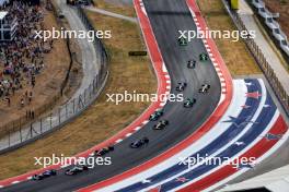 Yuki Tsunoda (JPN) RB VCARB 01 at the start of Sprint. 19.10.2024. Formula 1 World Championship, Rd 19, United States Grand Prix, Austin, Texas, USA, Sprint and Qualifying Day.