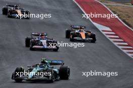 Fernando Alonso (ESP) Aston Martin F1 Team AMR24. 19.10.2024. Formula 1 World Championship, Rd 19, United States Grand Prix, Austin, Texas, USA, Sprint and Qualifying Day.