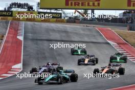 Fernando Alonso (ESP) Aston Martin F1 Team AMR24. 19.10.2024. Formula 1 World Championship, Rd 19, United States Grand Prix, Austin, Texas, USA, Sprint and Qualifying Day.