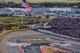 Max Verstappen (NLD) Red Bull Racing RB20 leads at the start of Sprint. 19.10.2024. Formula 1 World Championship, Rd 19, United States Grand Prix, Austin, Texas, USA, Sprint and Qualifying Day.