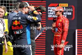 Carlos Sainz Jr (ESP) Ferrari in Sprint parc ferme. 19.10.2024. Formula 1 World Championship, Rd 19, United States Grand Prix, Austin, Texas, USA, Sprint and Qualifying Day.