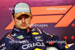 Max Verstappen (NLD) Red Bull Racing in the post qualifying FIA Press Conference. 19.10.2024. Formula 1 World Championship, Rd 19, United States Grand Prix, Austin, Texas, USA, Sprint and Qualifying Day.