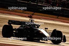 Alexander Albon (THA) Williams Racing FW46. 19.10.2024. Formula 1 World Championship, Rd 19, United States Grand Prix, Austin, Texas, USA, Sprint and Qualifying Day.