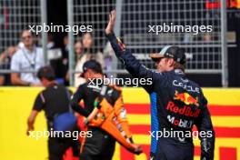 Sprint winner Max Verstappen (NLD) Red Bull Racing celebrates in parc ferme. 19.10.2024. Formula 1 World Championship, Rd 19, United States Grand Prix, Austin, Texas, USA, Sprint and Qualifying Day.