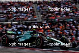 Fernando Alonso (ESP) Aston Martin F1 Team AMR24. 19.10.2024. Formula 1 World Championship, Rd 19, United States Grand Prix, Austin, Texas, USA, Sprint and Qualifying Day.