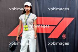 Muni Lily He (CHN) Professional Golfer, girlfriend of Alexander Albon (THA) Williams Racing. 19.10.2024. Formula 1 World Championship, Rd 19, United States Grand Prix, Austin, Texas, USA, Sprint and Qualifying Day.