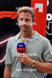 Jenson Button (GBR) Sky Sports F1 Presenter / Williams Racing Senior Advisor. 19.10.2024. Formula 1 World Championship, Rd 19, United States Grand Prix, Austin, Texas, USA, Sprint and Qualifying Day.