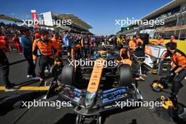 Lando Norris (GBR) McLaren MCL38 on the grid. 19.10.2024. Formula 1 World Championship, Rd 19, United States Grand Prix, Austin, Texas, USA, Sprint and Qualifying Day.