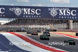 Zhou Guanyu (CHN) Sauber C44 at the start of Sprint. 19.10.2024. Formula 1 World Championship, Rd 19, United States Grand Prix, Austin, Texas, USA, Sprint and Qualifying Day.