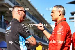 (L to R): Julian Rouse (GBR) Alpine F1 Team Sporting Director with Diego Ioverno (ITA) Ferrari Sporting Director. 20.10.2024. Formula 1 World Championship, Rd 19, United States Grand Prix, Austin, Texas, USA, Race Day.