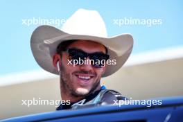 Pierre Gasly (FRA) Alpine F1 Team on the drivers' parade. 20.10.2024. Formula 1 World Championship, Rd 19, United States Grand Prix, Austin, Texas, USA, Race Day.