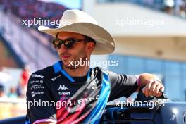 Pierre Gasly (FRA) Alpine F1 Team on the drivers' parade. 20.10.2024. Formula 1 World Championship, Rd 19, United States Grand Prix, Austin, Texas, USA, Race Day.