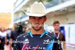 Pierre Gasly (FRA) Alpine F1 Team. 17.10.2024. Formula 1 World Championship, Rd 19, United States Grand Prix, Austin, Texas, USA, Preparation Day.