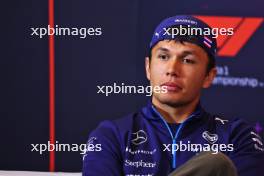 Alexander Albon (THA) Williams Racing in the FIA Press Conference. 17.10.2024. Formula 1 World Championship, Rd 19, United States Grand Prix, Austin, Texas, USA, Preparation Day.