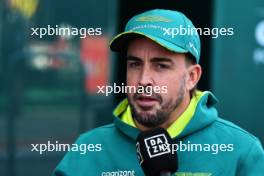 Fernando Alonso (ESP) Aston Martin F1 Team. 17.10.2024. Formula 1 World Championship, Rd 19, United States Grand Prix, Austin, Texas, USA, Preparation Day.