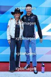 Esteban Ocon (FRA) Alpine F1 Team with Lainey Wilson (USA) Singer.  17.10.2024. Formula 1 World Championship, Rd 19, United States Grand Prix, Austin, Texas, USA, Preparation Day.