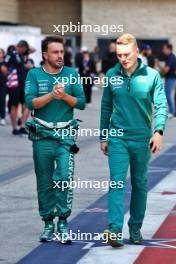 Fernando Alonso (ESP) Aston Martin F1 Team. 17.10.2024. Formula 1 World Championship, Rd 19, United States Grand Prix, Austin, Texas, USA, Preparation Day.