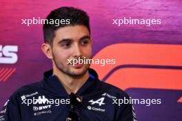 Esteban Ocon (FRA) Alpine F1 Team in the FIA Press Conference. 17.10.2024. Formula 1 World Championship, Rd 19, United States Grand Prix, Austin, Texas, USA, Preparation Day.